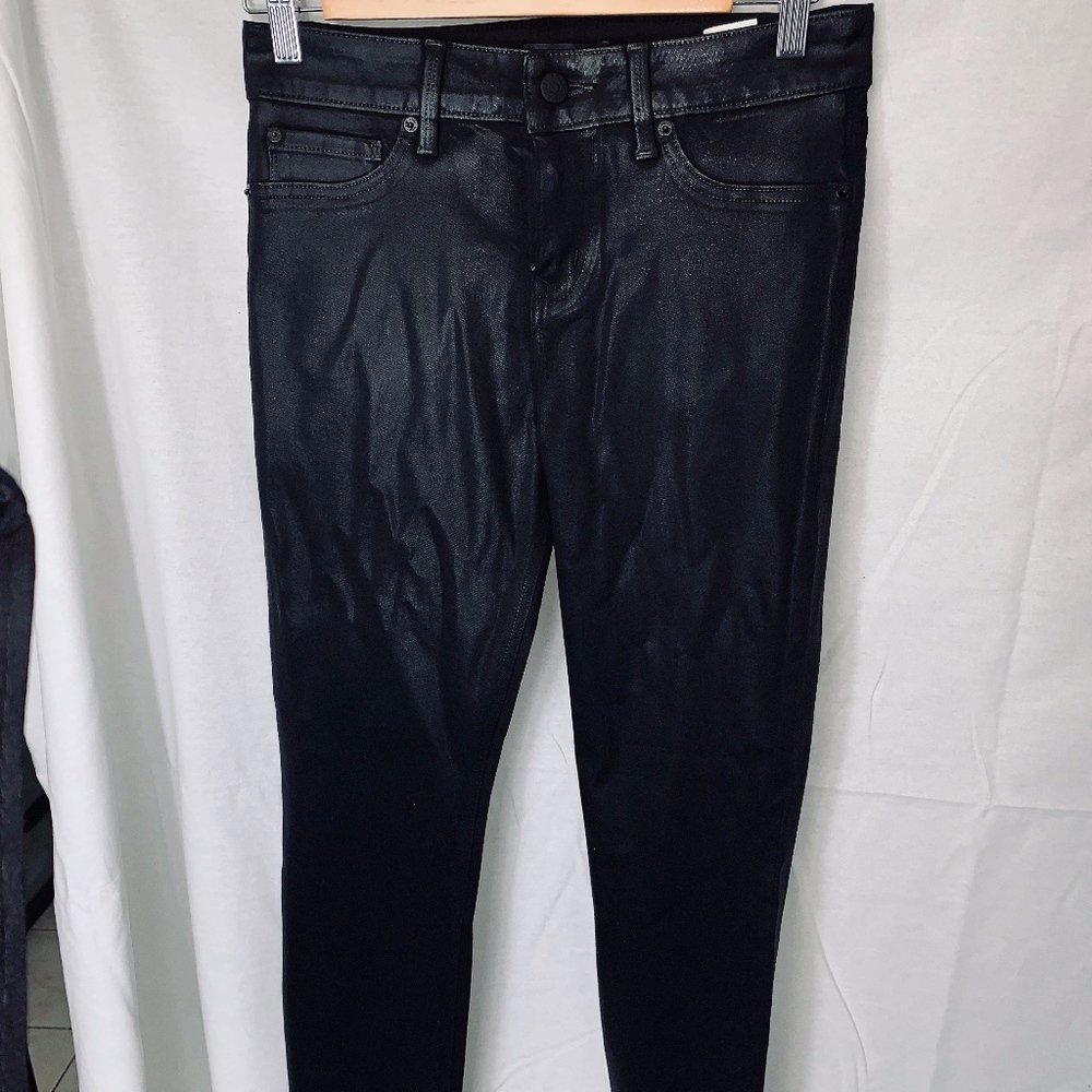 Level 99. Coated Skinny Jeans